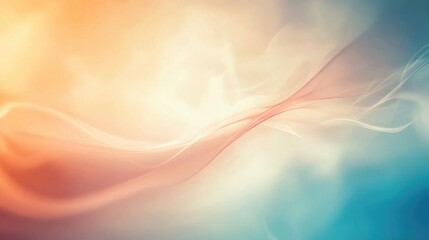 Poster - Abstract blend of magical soft blur effects creating a unique and creative graphic template design background