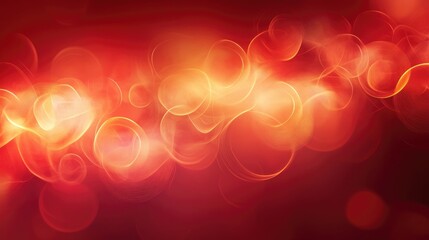 Poster - Fantasy abstract red backdrop suitable for screensaver use featuring ample copy space