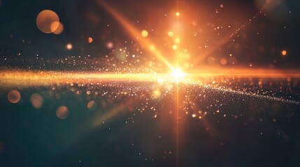 Poster - Abstract digital lens flare overlay background