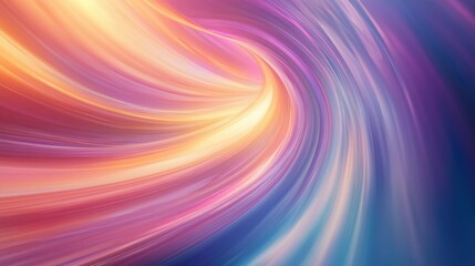 Poster - Stunning abstract background featuring a captivating zoom motion effect Vibrant rays and smooth swooshes in pastel tones create an impressive wallpaper for graphic design projects