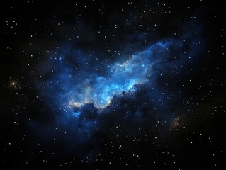 Poster - Abstract Design of a Cosmic Galaxy Background