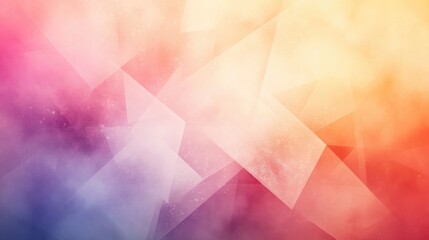 Poster - Abstract geometric texture featuring a vibrant blurred background with a gradient effect ideal for textile template or advertising design applications