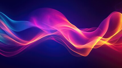 Poster - High resolution abstract background featuring dynamic lighting elements