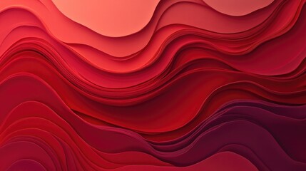 Poster - Abstract background featuring a vibrant red color palette