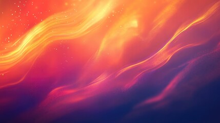 Poster - An abstract 2D cartoon background featuring a vibrant blurred design