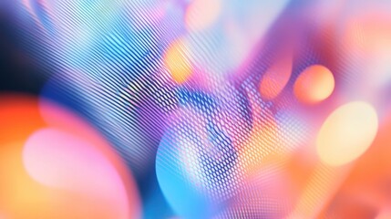 Poster - Abstract geometric texture with a modern blurred background featuring gradient illustration and motion patterns ideal for graphics interior designs tiles or layouts