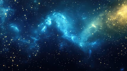 Poster - Abstract cosmic background featuring the Cancer constellation
