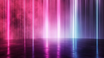 Poster - Abstract backdrop featuring stunning beams of light