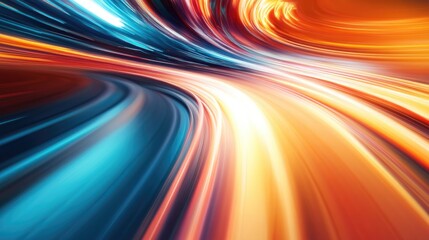 Poster - Abstract high speed motion backdrop with a dynamic blur effect suitable for technology related website designs