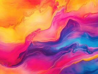 Poster - Vibrant and colorful abstract texture background wallpaper