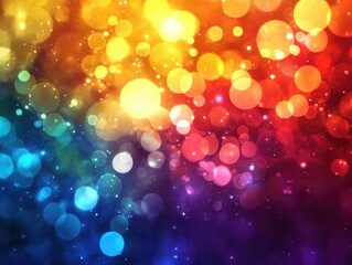 Poster - abstract background featuring a vibrant light distribution blending colors with a blurred effect