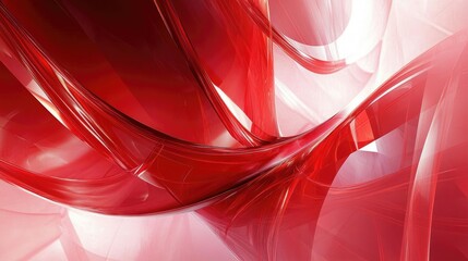 Poster - Abstract red composition