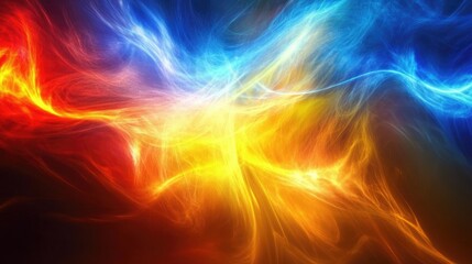 Poster - Abstract background featuring vibrant colors and dynamic lighting effects
