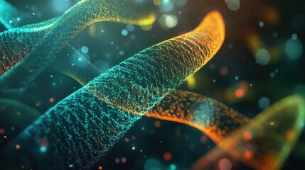 Poster - Abstract genetic design pattern