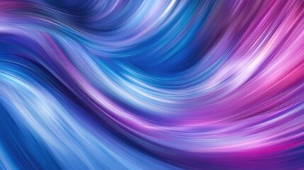 Poster - Abstract Blue and Violet Motion Blur Lines