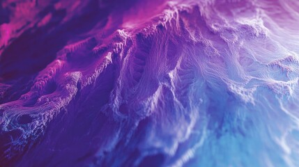 Poster - Abstract background featuring a purple and blue color palette with intricate raster fractal graphics