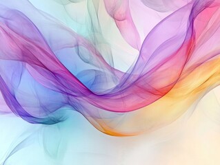 Aufkleber - Colorful Abstract Minimalist Fractal Artwork