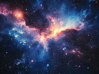 Poster - An abstract background depicting the vastness of deep space