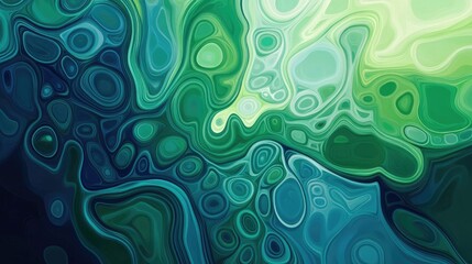 Aufkleber - Colorful abstract background in shades of green and blue