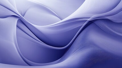 Poster - Abstract curved 3D lines create an elegant smooth wave effect This modern background features a dynamic stream showcasing radial motion and bending forms in a virtual structure