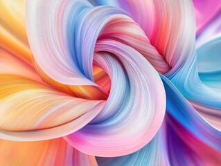 Aufkleber - Colorful abstract geometric twist texture blurred background with gradient dynamic illustration circular pattern suitable for labels textiles garments or brochure design