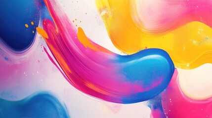 Poster - Vibrant abstract background and artistic wallpaper design