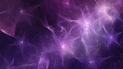 Poster - Fantasy abstract background featuring a star pattern with a gradient of purple hues