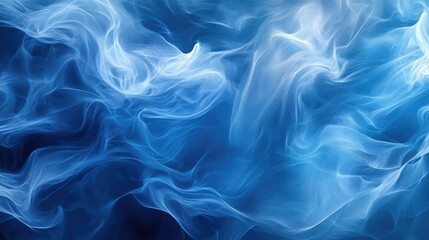 Poster - Fantasy abstract blue gradient background texture