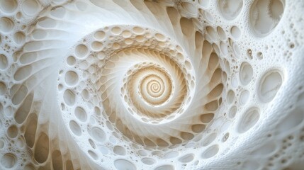 Aufkleber - Abstract spiral fractal design featuring an intricate endless pattern that showcases self similarity at various scales ideal for mobile wallpaper usage