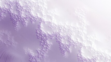 Aufkleber - Abstract background in a white and purple color scheme featuring intricate raster fractal designs