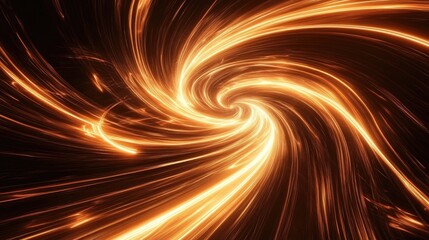Poster - Abstract background featuring swirling light lines