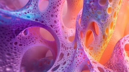 Leinwandbilder - Stunning abstract digital fractal with a captivating and imaginative design