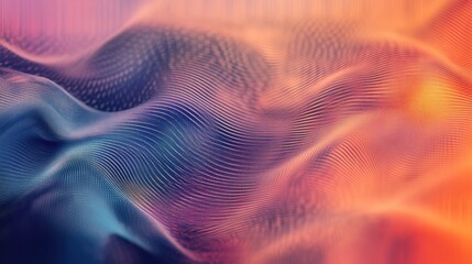 Aufkleber - Abstract geometric texture with a modern blurred background featuring gradient illustrations and wave patterns ideal for theme presentations tile designs or decorative use