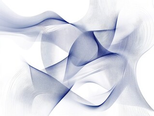 Poster - Abstract shapes and patterns created from lines on a white background Ideal for design textiles decoration wallpaper web backgrounds or wrapping paper with a repeating motif