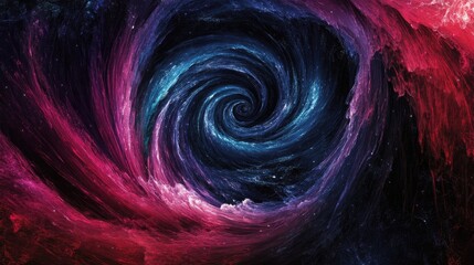 Aufkleber - Abstract swirling spiral vortex background design