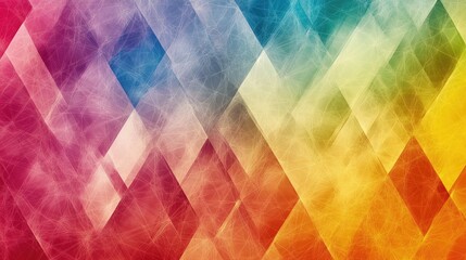 Poster - Colorful abstract geometric pattern suitable for backgrounds Ideal for wallpapers pattern fills website backdrops and surface textures