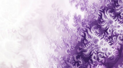 Poster - Abstract background featuring a purple and white color palette with intricate raster fractal graphics