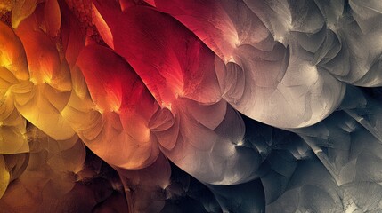 Poster - Abstract textured background suitable for printing on various items including postcards posters and ceramics Ideal for decorative design and creative artistic wallpaper Digital fractal artwork