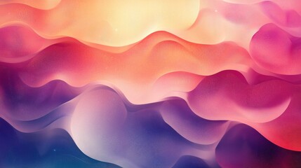 Aufkleber - Abstract geometric texture with a modern blurred background featuring gradient illustrations wave patterns and circular motifs suitable for backdrops presentations or fashion design