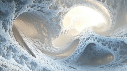 Poster - Stunning abstract backdrop suitable for artistic projects greeting cards business materials and posters 3D illustration featuring computer generated fractal designs
