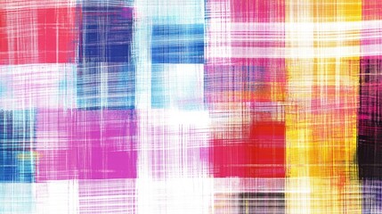 Colorful checkered texture contemporary plaid backdrop geometric tartan design for wallpaper fabric posters postcards brochures and graphic or concept development