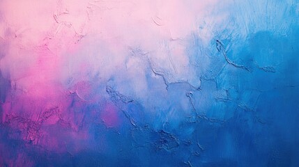 Poster - Abstract textured background featuring a gradient of blue pink and purple hues