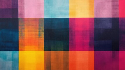 Colorful checkered texture contemporary plaid backdrop geometric tartan design for wallpaper fabric posters postcards brochures and graphic or concept development