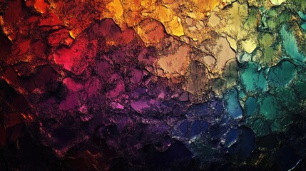 Poster - Vibrant and abstract textured background with colorful grain patterns