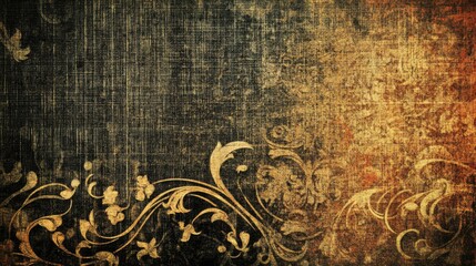 Poster - Vintage abstract decorative texture for design use