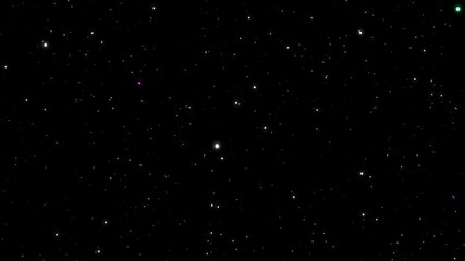 Wall Mural - A Dark Night Sky Filled with Bright Stars