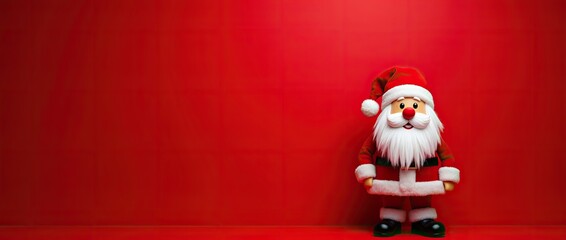 santa claus red background