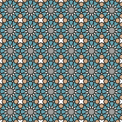 seamless girih pattern. traditional islamic design. mosque decoration element. seamless geometric pa