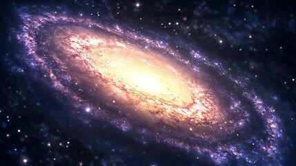Wall Mural - the spiral galaxy , milky way galaxy , deep space background.