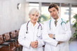 © JackF - Portrait of two doctors at the office of medical clinic